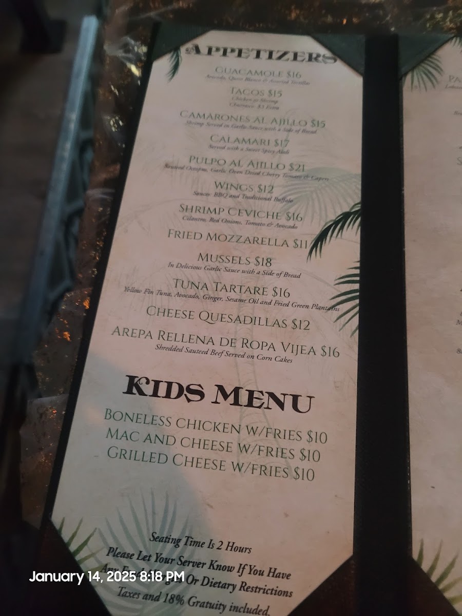 Menu Agua É Coco Bar & Grill-5