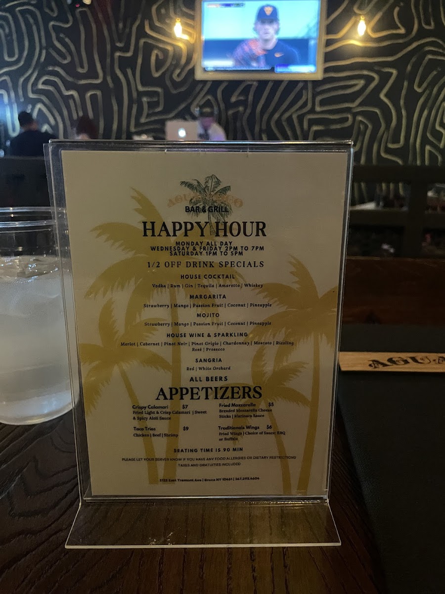 Menu Agua É Coco Bar & Grill-6